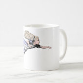 Flying Alice im Wunderland Looking Glass Kaffeetasse (VorderseiteRechts)