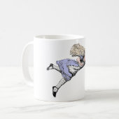 Flying Alice im Wunderland Looking Glass Kaffeetasse (Vorderseite Links)