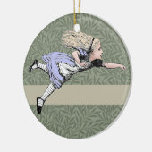 Flying Alice im Wunderland Looking Glass Keramik Ornament (Links)