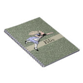 Flying Alice im Wunderland Looking Glass Notizblock (Rechte Seite)