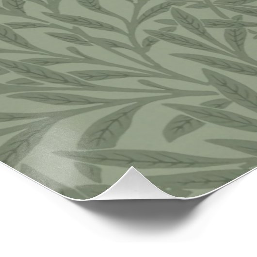 Flying Alice im Wunderland Looking Glass Poster (Ecke)