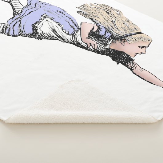 Flying Alice im Wunderland Looking Glass Sherpadecke (3/4)