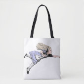 Flying Alice im Wunderland Looking Glass Tasche (Vorderseite)