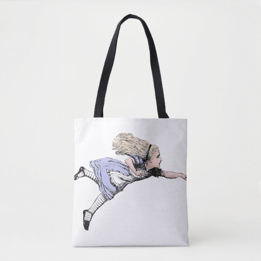 Flying Alice im Wunderland Looking Glass Tasche (Vorderseite)