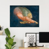 Flying angel (Giotto-Anhänger) CC1122 Renaissance Poster (Heimbüro)