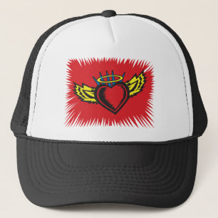 Flying Angel Heart Tattoo Truckerkappe