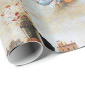 FLYING ANNUNCIATION ANGEL CHRISTMAS JOACE PEACE LI GESCHENKPAPIER (Rolleneckpunkt)