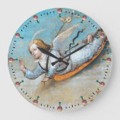 FLYING ANNUNCIATION ANGEL GROßE WANDUHR (Vorderseite)