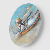 FLYING ANNUNCIATION ANGEL GROßE WANDUHR (Winkel)