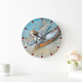 FLYING ANNUNCIATION ANGEL GROßE WANDUHR (Zuhause)