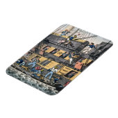 Flying Artillery oder A Horse Marine (Farbe engrav Magnet (Linke Seite)