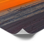 Flying at Sunrise, Florida Beach Poster (Ecke)