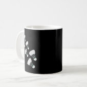 Flying Badminton Shuttles Kaffeetasse (Vorderseite Links)