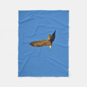 Flying Bald Eagle Fleece Blanket (Vorderseite)