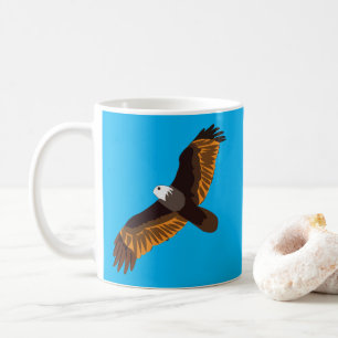 Flying Bald Eagle Kaffeetasse