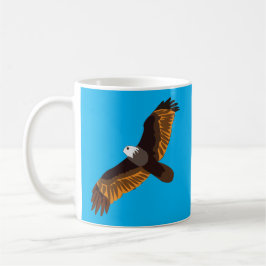 Flying Bald Eagle Kaffeetasse
