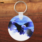 Flying Bald Eagle Schlüsselanhänger (Vorderseite)