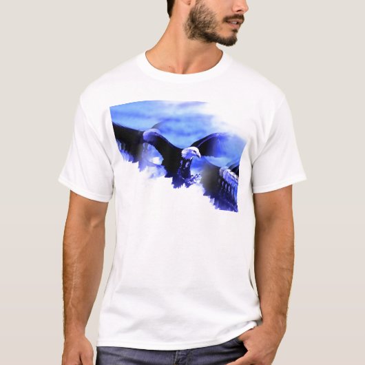 Flying Bald Eagle T-Shirt (Vorderseite)