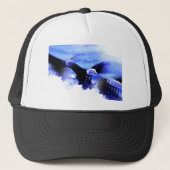 Flying Bald Eagle Truckerkappe (Vorderseite)