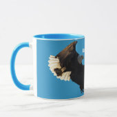 Flying Bald Eagle Wildlife Supporter Tasse (Links)