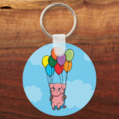 Flying Balloon Pig Schlüsselanhänger (Vorderseite)
