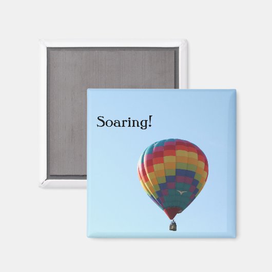 Flying Balloon Seagulls Magnet (Vorderseite/Rückseite)