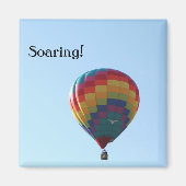 Flying Balloon Seagulls Magnet (Vorne)