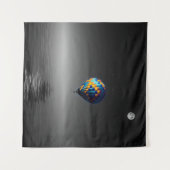 Flying Balloon Selektive Minimalistische Fotografi Wandteppich (Vorderseite (Horizontal))