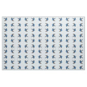 Flying Barn Swallow Bird Muster Stoff (Yard (91,4 cm))