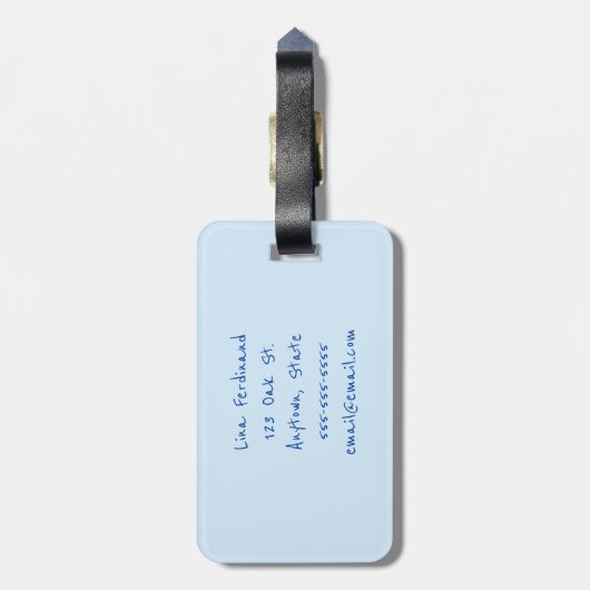 Flying Barn Swallow Gepäckanhänger (Rückseite vertikal)