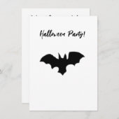 Flying Bat Einladung (Vorne/Hinten)