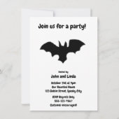 Flying Bat Einladung (Rückseite)