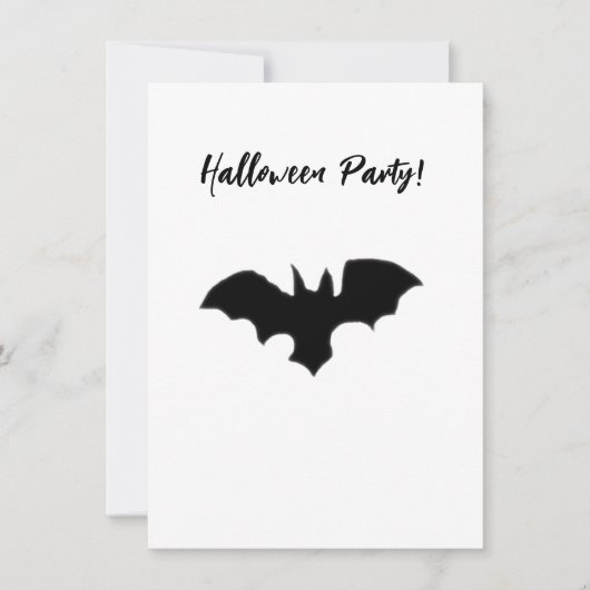 Flying Bat Einladung (Vorderseite)