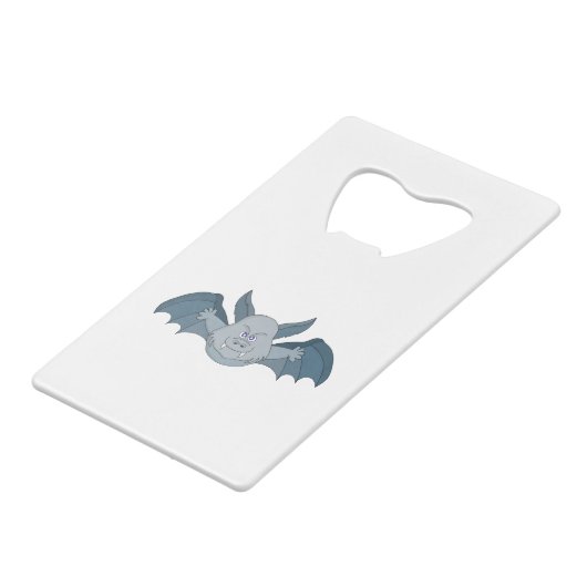 Flying Bat Geldbeutel Flaschenöffner (Vorderseite Schrägansicht)