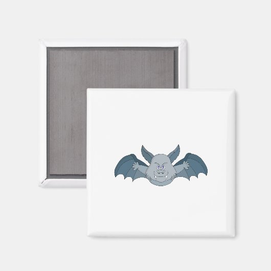 Flying Bat Magnet (Vorderseite/Rückseite)