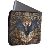 Flying Bat - Modern William Morris Floral Laptopschutzhülle (Vorne Rechts)