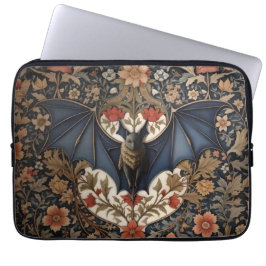 Flying Bat - Modern William Morris Floral Laptopschutzhülle