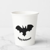 Flying Bat on White  Pappbecher (Vorderseite)
