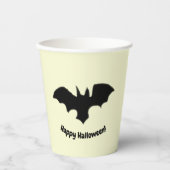 Flying Bat on Yellow Pappbecher (Vorderseite)