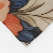 Flying Bat William Morris Inspirierte Flora Fleecedecke (Ecke)