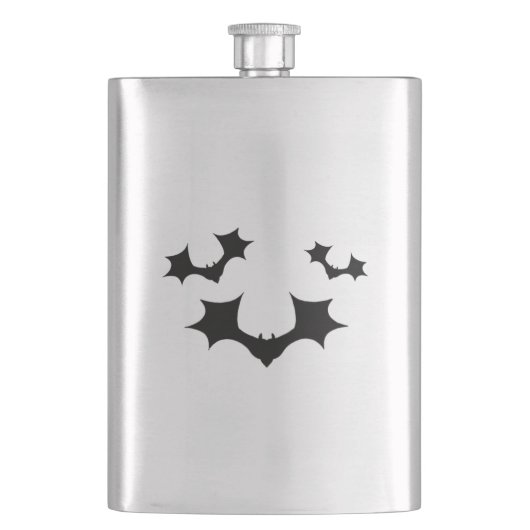 Flying Bats Flask Flachmann (Vorderseite)
