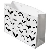 Flying Bats Große Geschenktüte (Rückseite Schrägansicht)