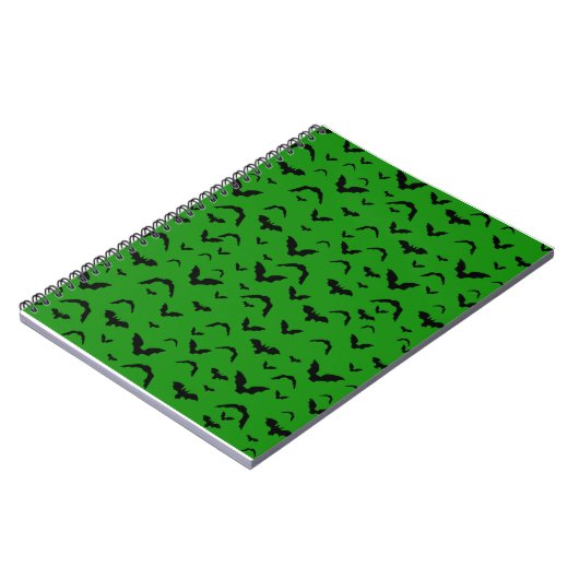 Flying Bats on Green Notizblock (Linke Seite)