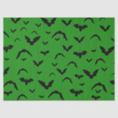 Flying Bats on Green Seidenpapier (Vorderseite)