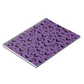 Flying Bats on Purple Notizblock (Linke Seite)