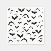 Flying bats on white serviette (Vorderseite)
