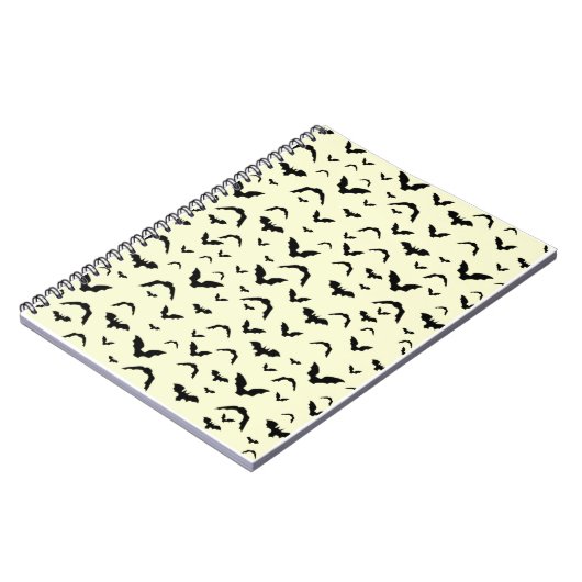 Flying Bats on Yellow Notizblock (Linke Seite)
