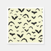 Flying bats on yellow serviette (Vorderseite)