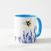 Flying Bees Coffee Tasse (VorderseiteRechts)