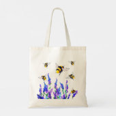 Flying Bees Tote Bag Tragetasche (Rückseite)